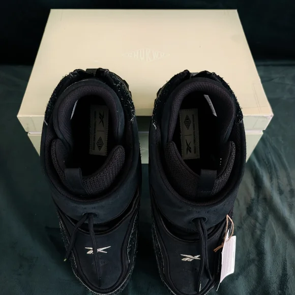 Reebok Black and Gray Athletic Shoes